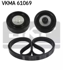 VKMA 61069 SKF Поликлиновой ременный комплект